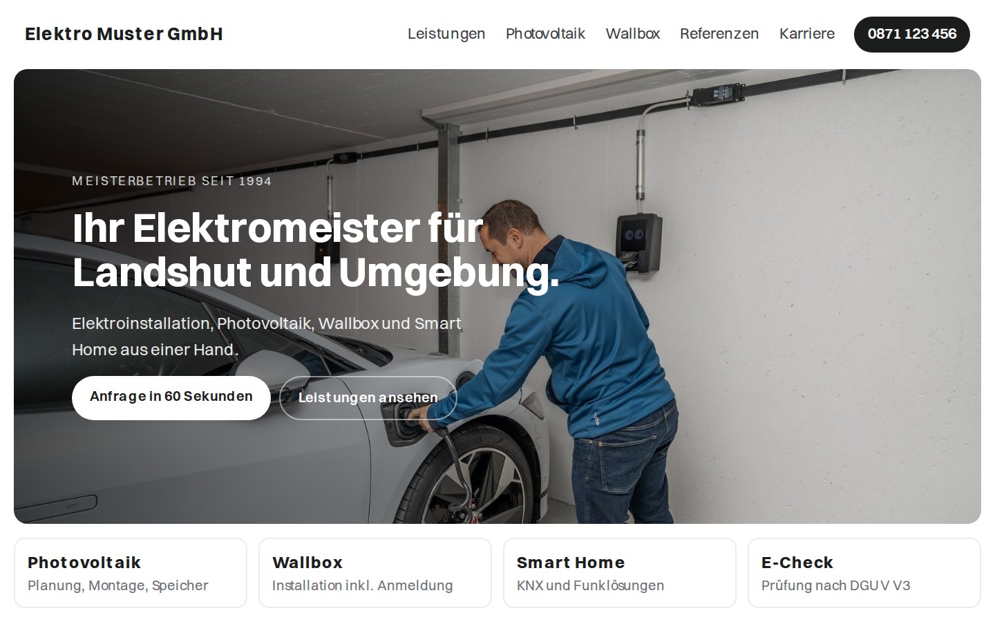 Beispiel-Website